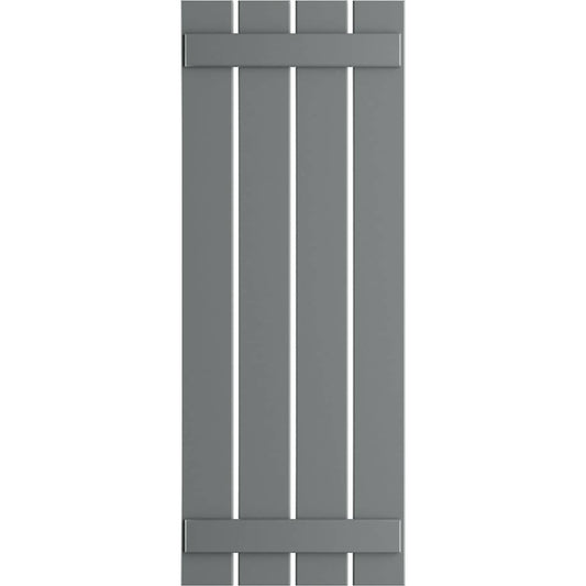 Ekena Millwork 23-in W x 39-in H Ocean Swell Board and batten Spaced Exterior Shutters ( 2 -Pack )