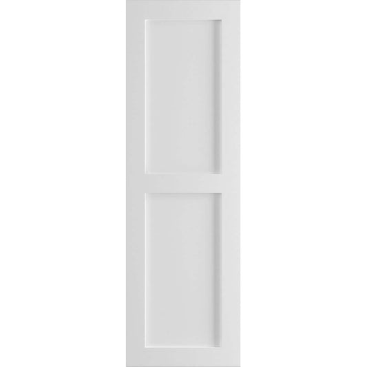Ekena Millwork 12-in W x 58-in H Unfinished Paintable/Stainable Flat panel Exterior Shutters ( 2 -Pack )