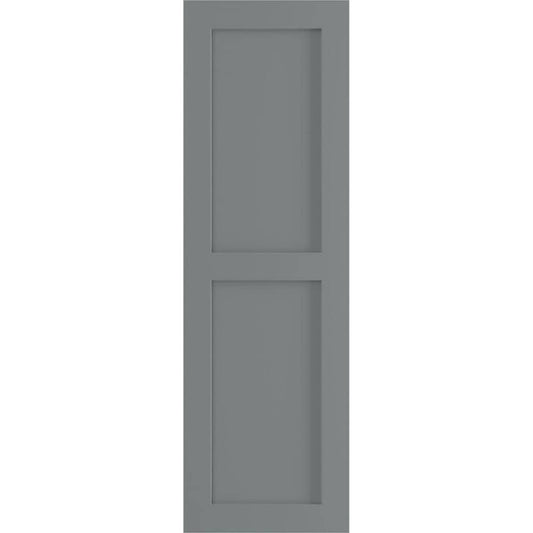 Ekena Millwork 12-in W x 47-in H Ocean Swell Flat panel Exterior Shutters ( 2 -Pack )