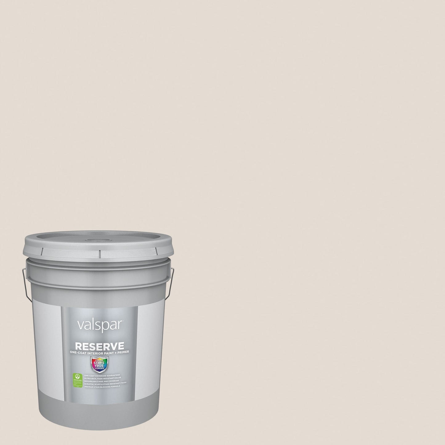 Valspar Reserve Satin Bungalow White 2005-10C Interior Paint Paint + Primer ( 5-gallon )