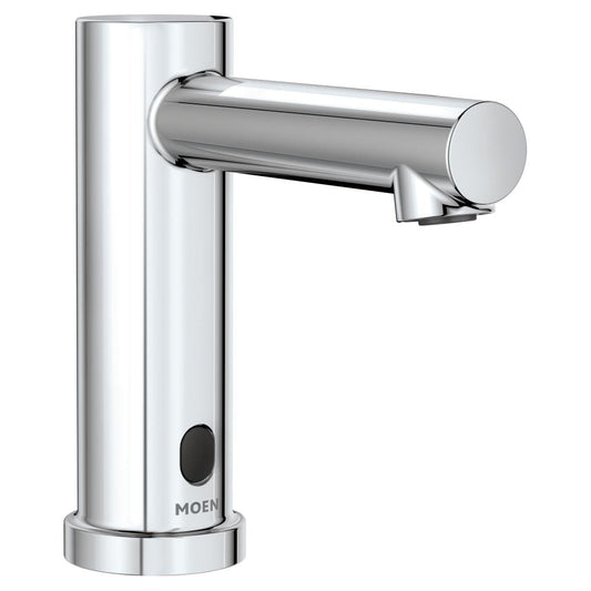 Moen M-POWER Chrome Single hole Touchless High-arc Residential Touchless Bathroom Sink Faucet