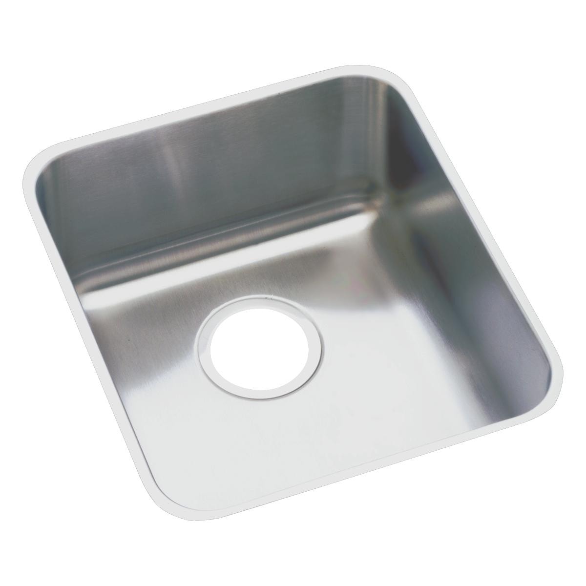 Elkay Lustertone Classic Undermount 18.5-in x 18.5-in Stainless steel Single bowl 18 -Gauge Kitchen Sink