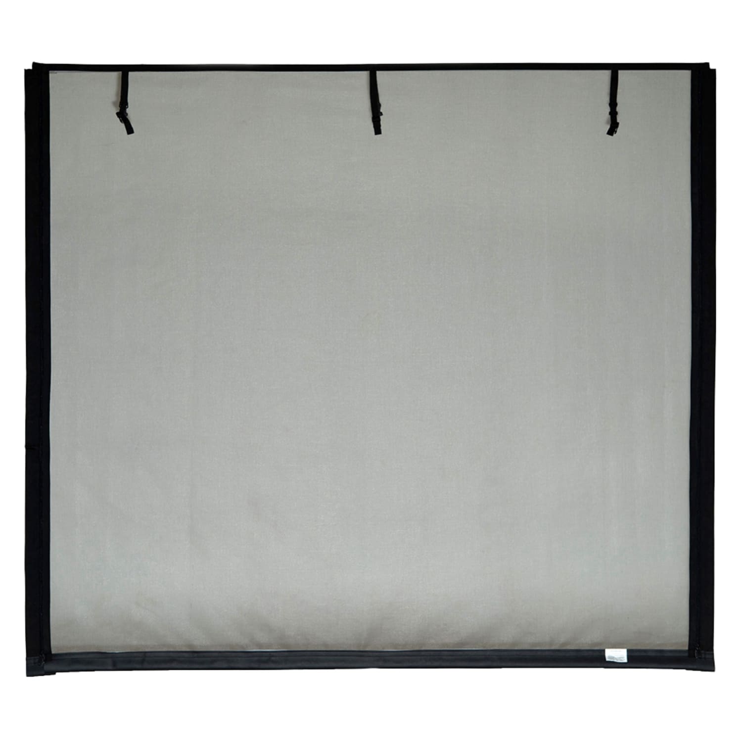 Fresh Air Screens Model C 18.0-ft x 7.0-ft Fiberglass Zipper Double garage door screen