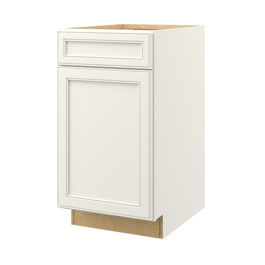 allen + roth McKeller 18-in W x 34.5-in H x 24-in D Linen Base Fully Assembled Cabinet Flat Panel Square