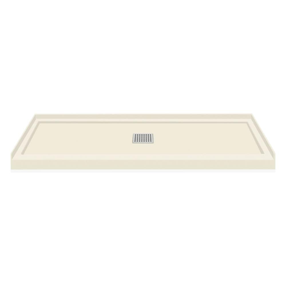 Transolid Linear 36-in W x 60-in L Center Cameo Single Threshold Rectangle Shower Pan Base with 3-in H Threshold