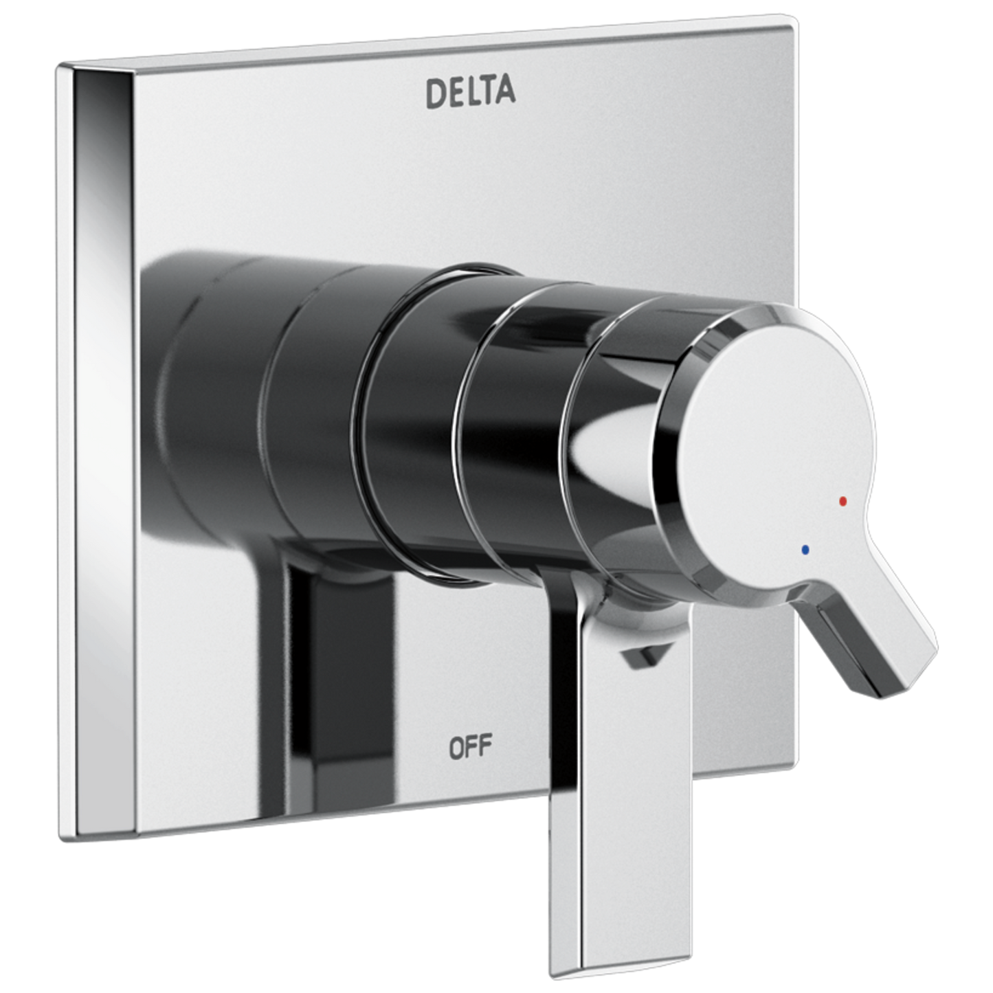 Delta Pivotal Lumicoat Chrome 2.75-in Universal Bathtub/Shower Diverter 0.5-in -ID