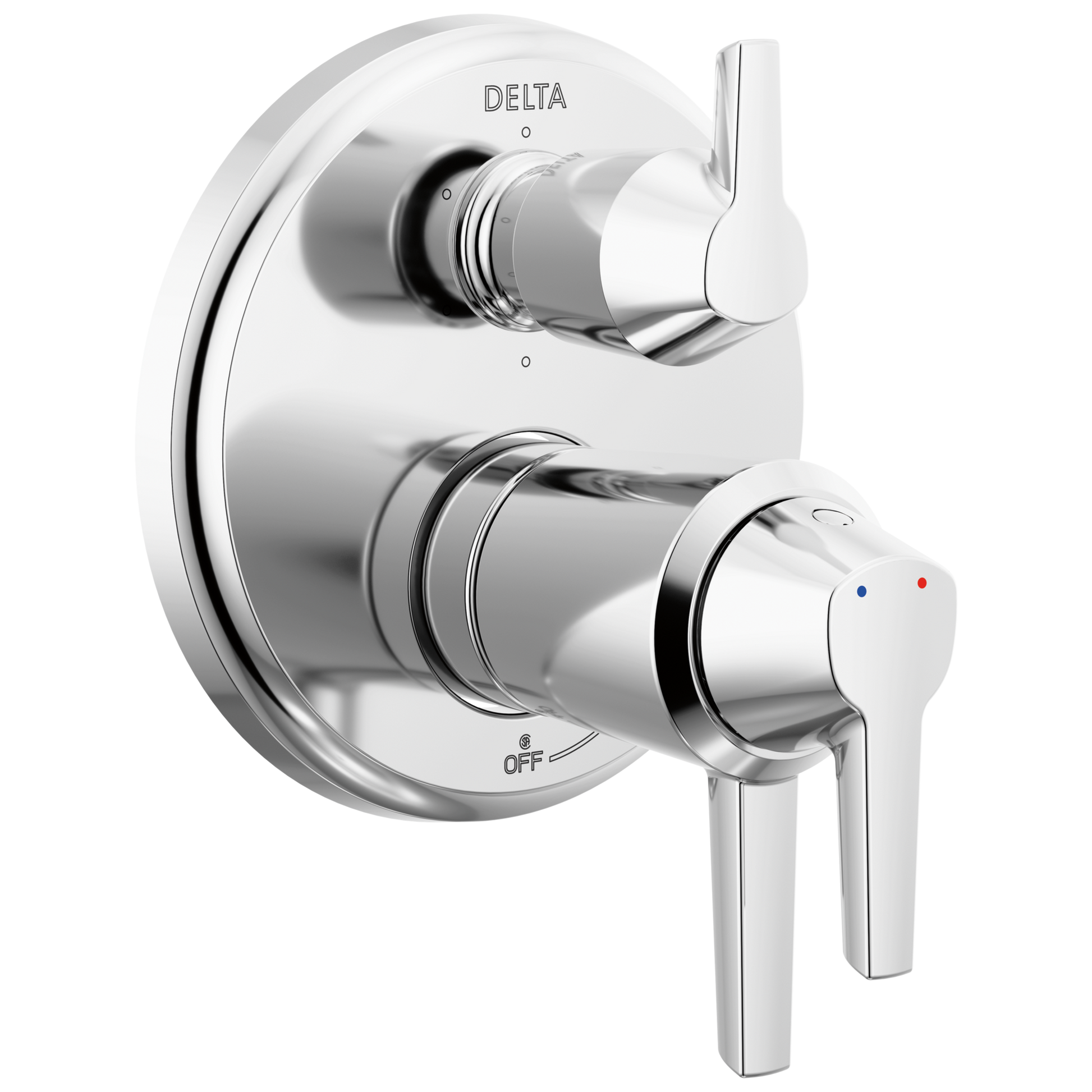 Delta Galeon Lumicoat Chrome 5.25-in Universal Bathtub/Shower Diverter 0.5-in -ID
