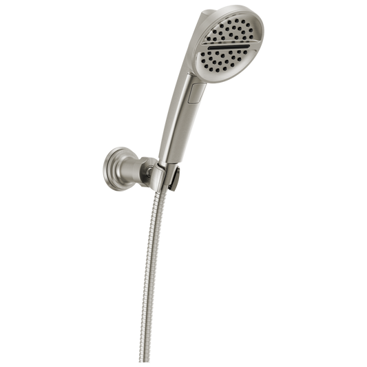 Delta 3.0 -Spray Lumicoat Stainless 4.125-in Round Handheld High Pressure Shower Head 1.75 GPM