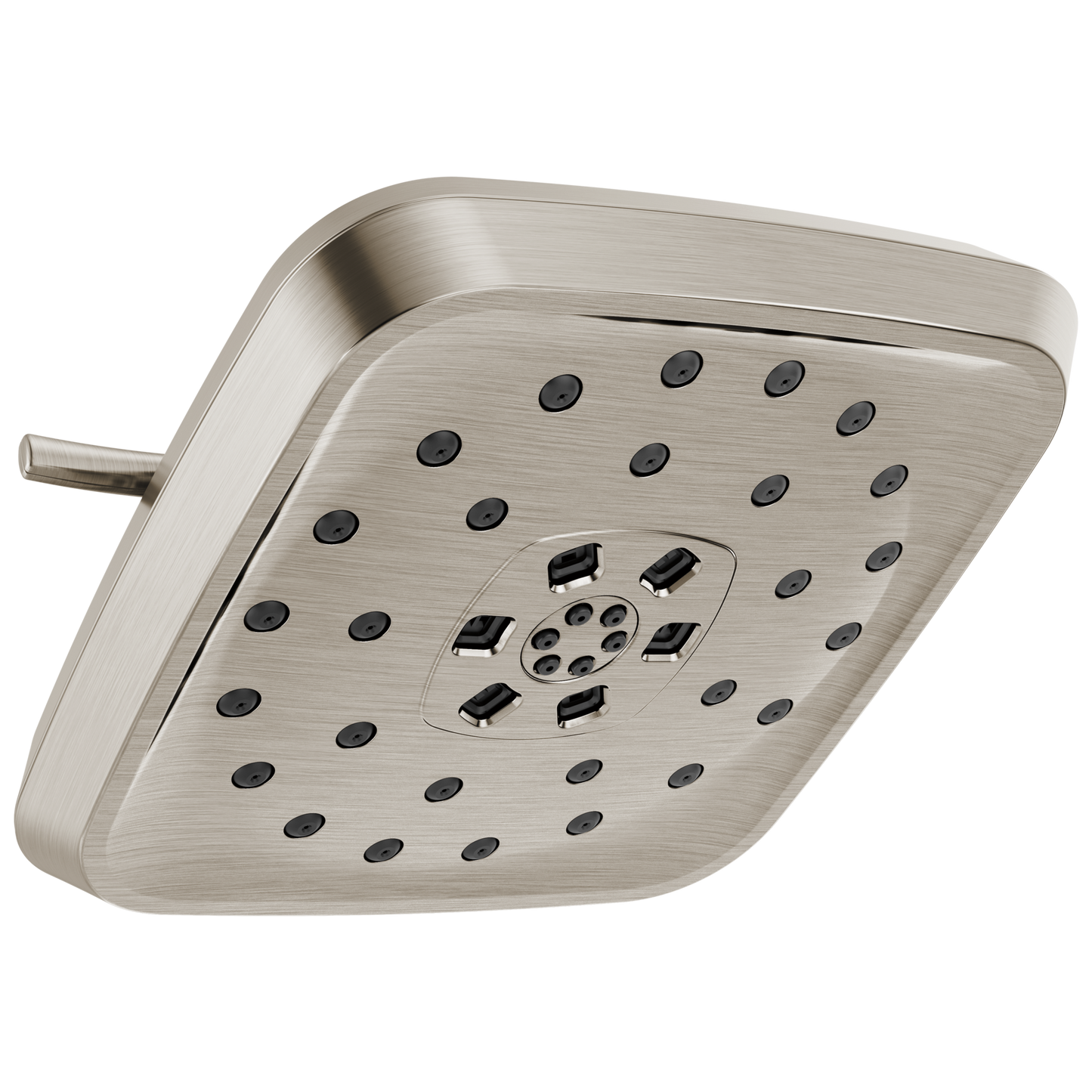 Delta 4.0 -Spray Lumicoat Stainless 7.6875-in Square Shower Head 1.75 GPM