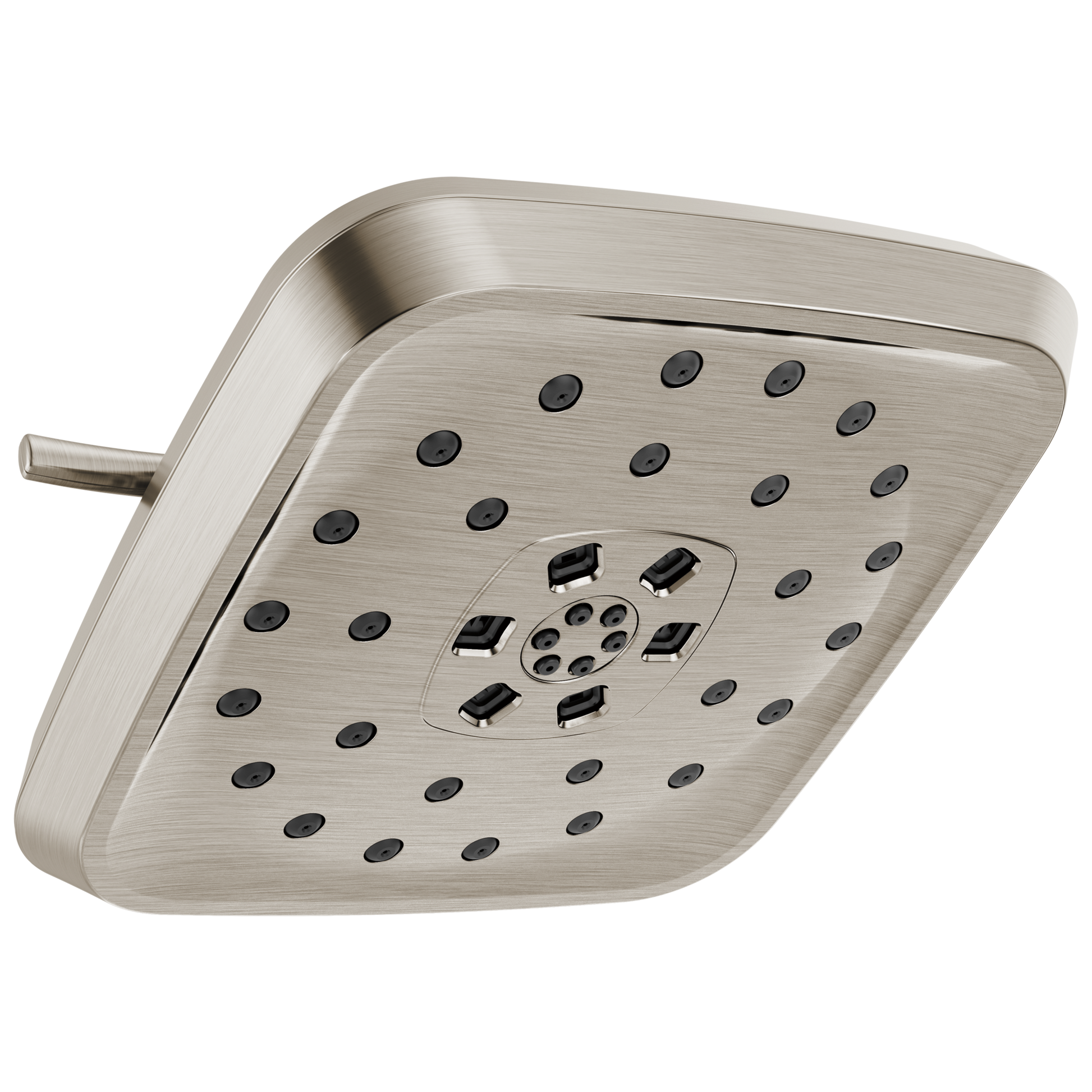 Delta 4.0 -Spray Lumicoat Stainless 7.6875-in Square Shower Head 1.75 GPM