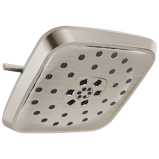 Delta 4.0 -Spray Lumicoat Stainless 7.6875-in Square Shower Head 1.75 GPM