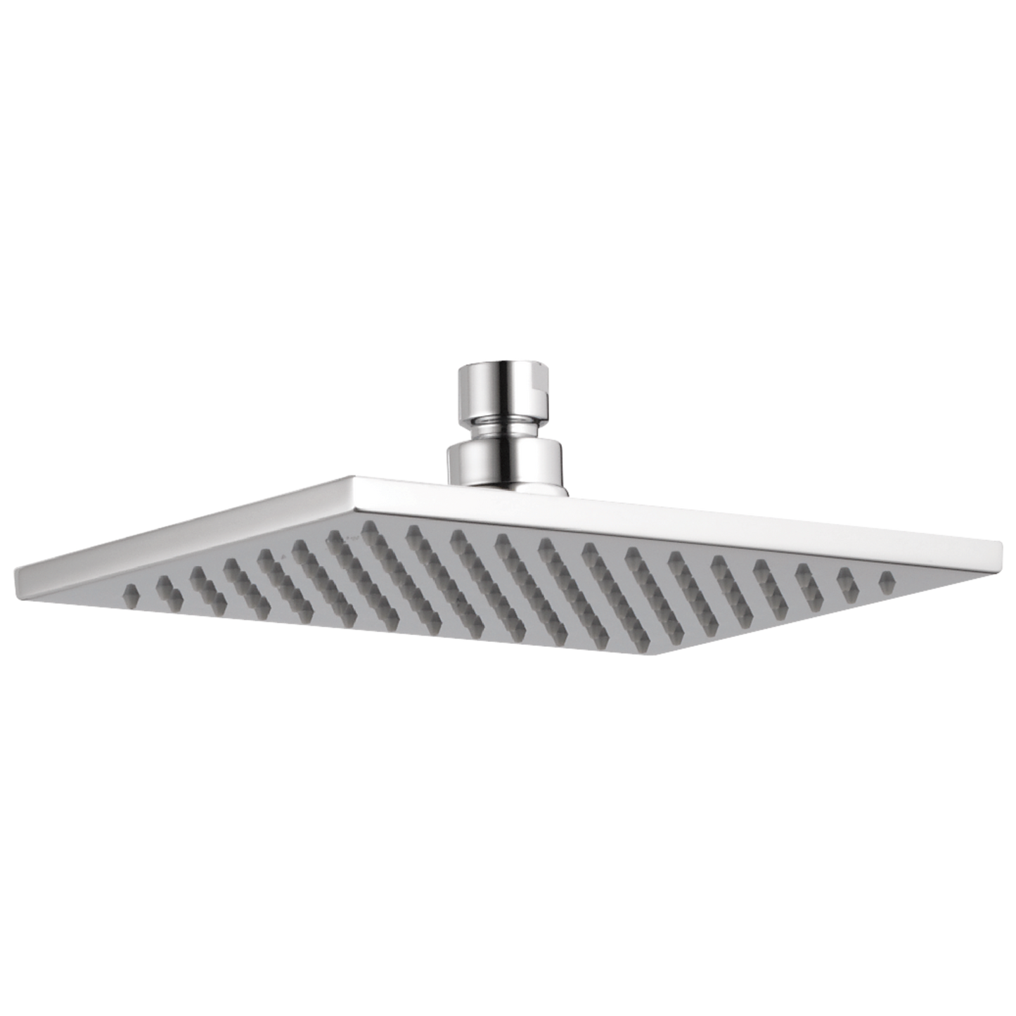 Delta 1.0 -Spray Lumicoat Chrome 8.625-in Square Rain Shower Head 2.5 GPM