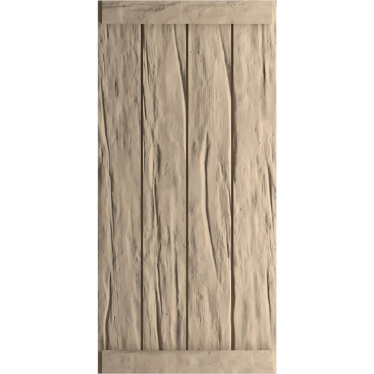 Ekena Millwork 22-in W x 72-in H Unfinished Paintable/Stainable Board and batten End batten Exterior Shutters ( 2 -Pack )