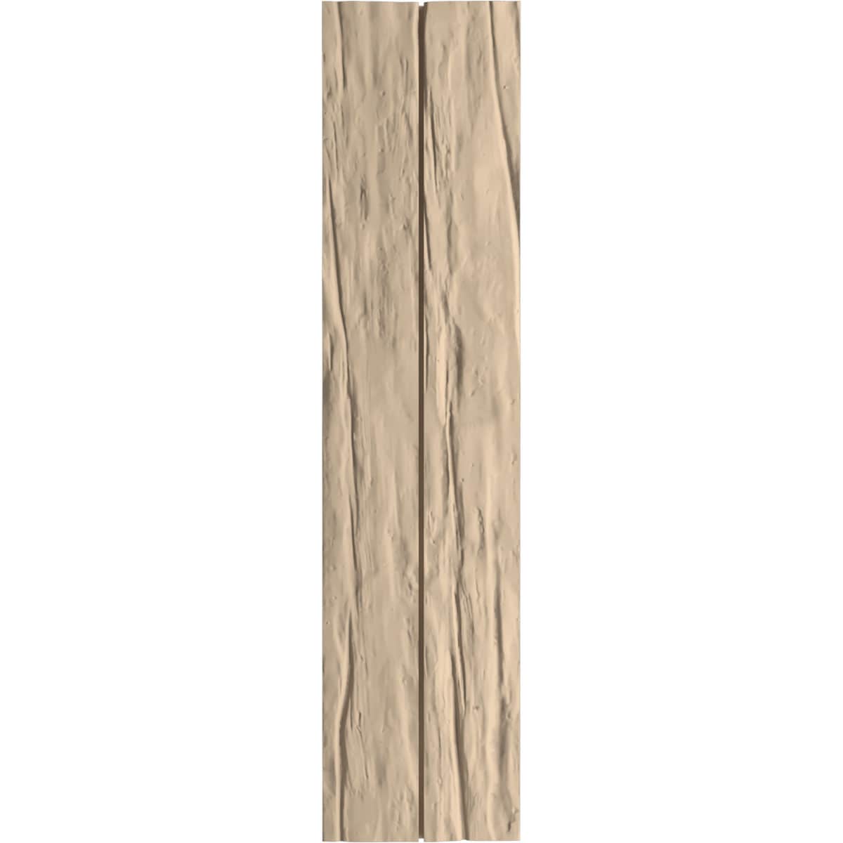 Ekena Millwork 11-in W x 90-in H Riverwood Paintable/Stainable Board and batten No batten Exterior Shutters ( 2 -Pack )