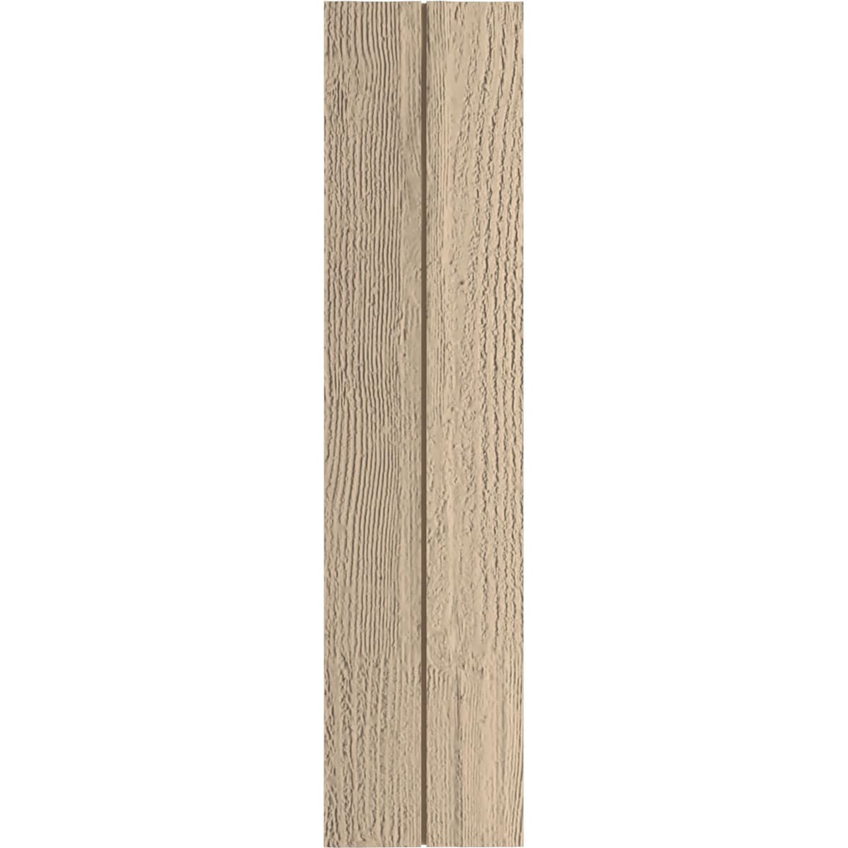 Ekena Millwork 11-in W x 74-in H Rough Sawn Paintable/Stainable Board and batten No batten Exterior Shutters ( 2 -Pack )