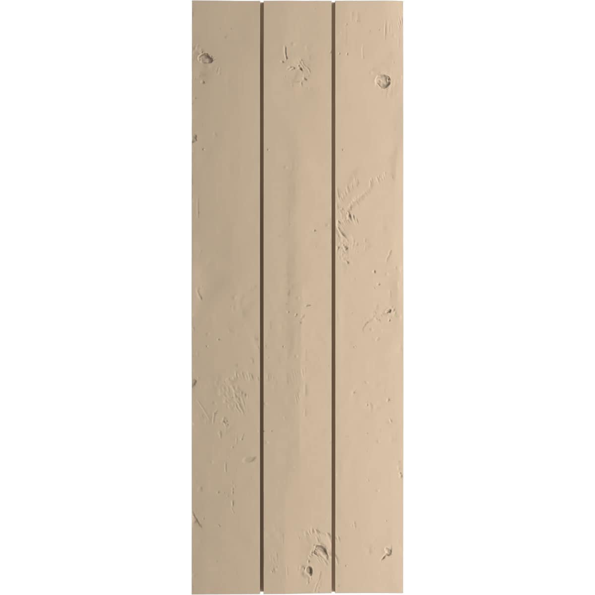 Ekena Millwork 16.5-in W x 78-in H Knotty Pine Paintable/Stainable Board and batten No batten Exterior Shutters ( 2 -Pack )
