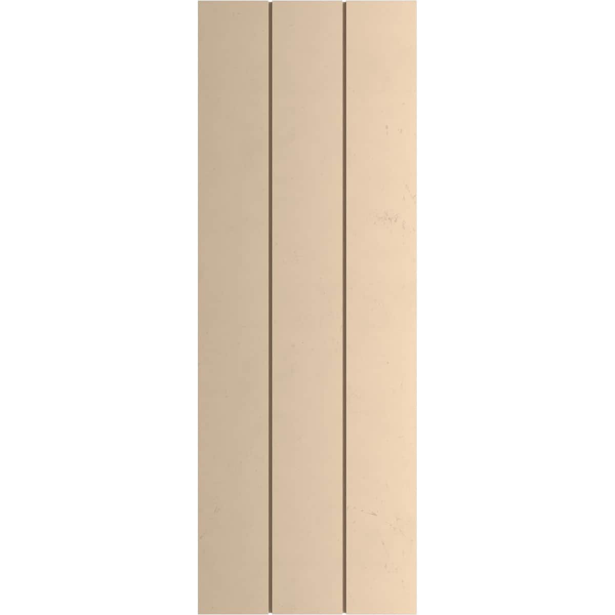 Ekena Millwork 16.5-in W x 66-in H Smooth Paintable/Stainable Board and batten No batten Exterior Shutters ( 2 -Pack )