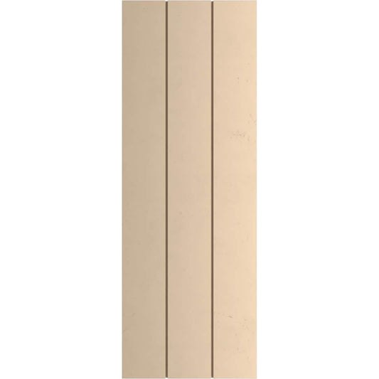 Ekena Millwork 16.5-in W x 66-in H Smooth Paintable/Stainable Board and batten No batten Exterior Shutters ( 2 -Pack )