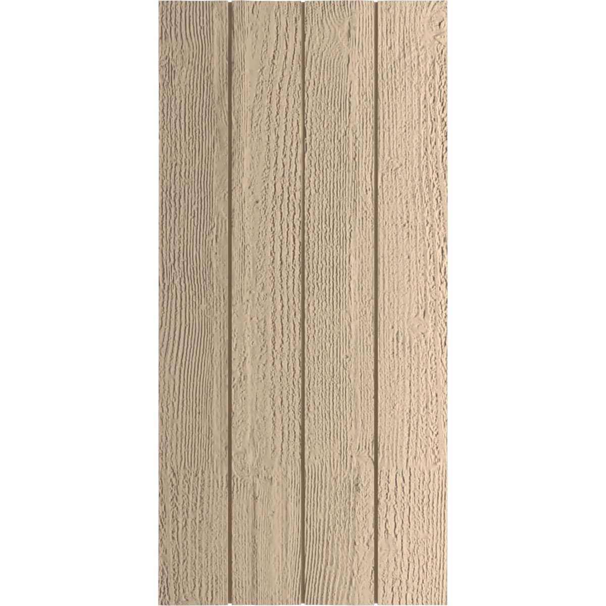 Ekena Millwork 22-in W x 60-in H Rough Sawn Paintable/Stainable Board and batten No batten Exterior Shutters ( 2 -Pack )