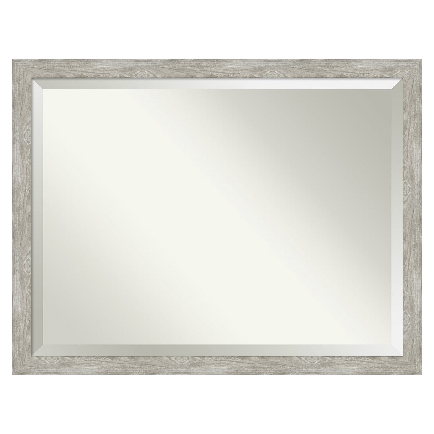 Amanti Art Dove Greywash 43.5-Inches W x 33.5-Inches H Rectangle Dove Greywash Narrow Framed Wall Mirror