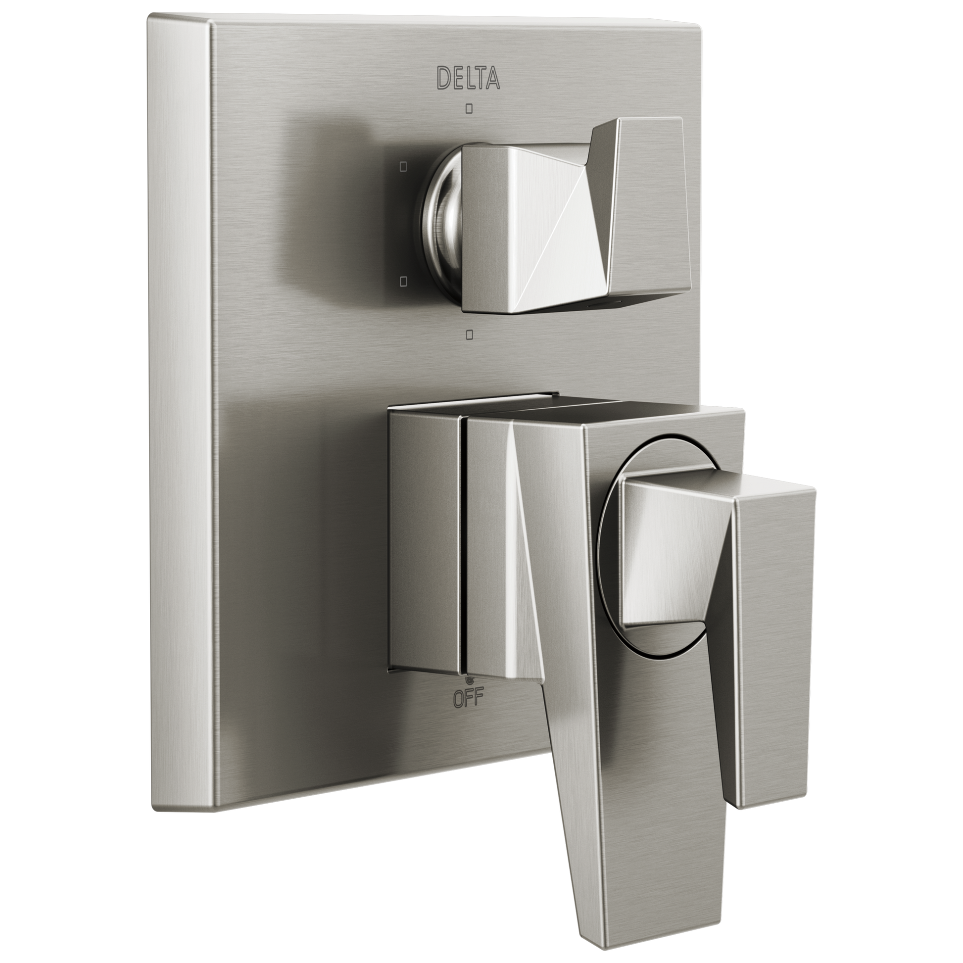 Delta Trillian Lumicoat Stainless 4.1875-in Universal Bathtub/Shower Diverter 0.5-in -ID