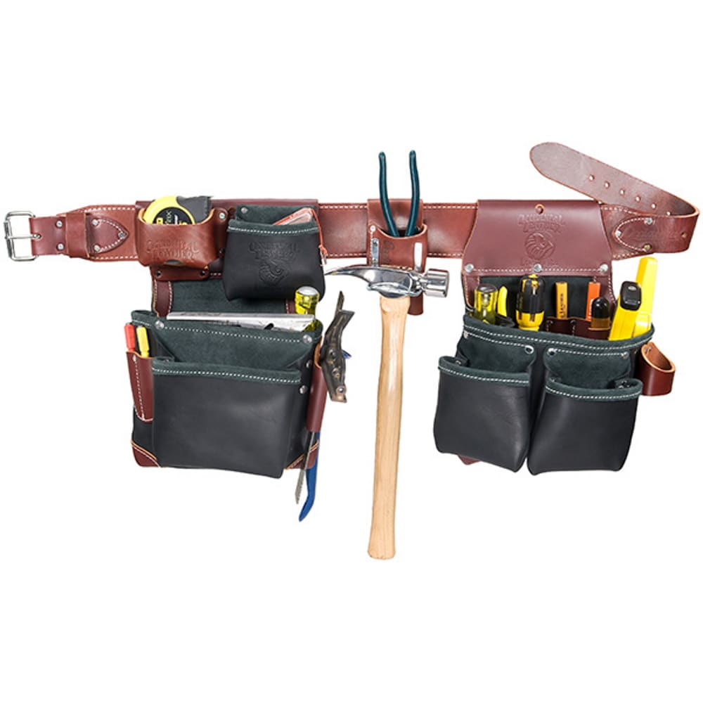 Occidental Leather Green building framer set Framer Leather Tool Belt B5625 XXL