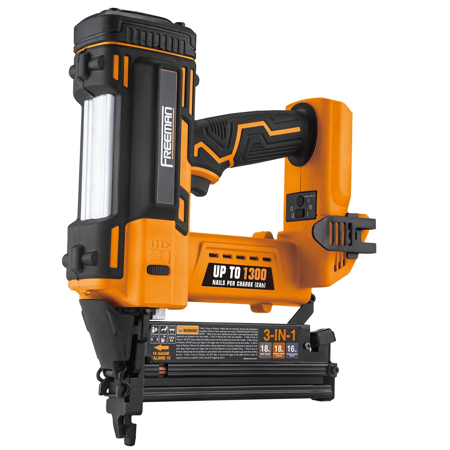FREEMAN 3-in-1 2-in 18-Gauge Cordless Brad Nailer (Bare Tool Only) PE20VT31618