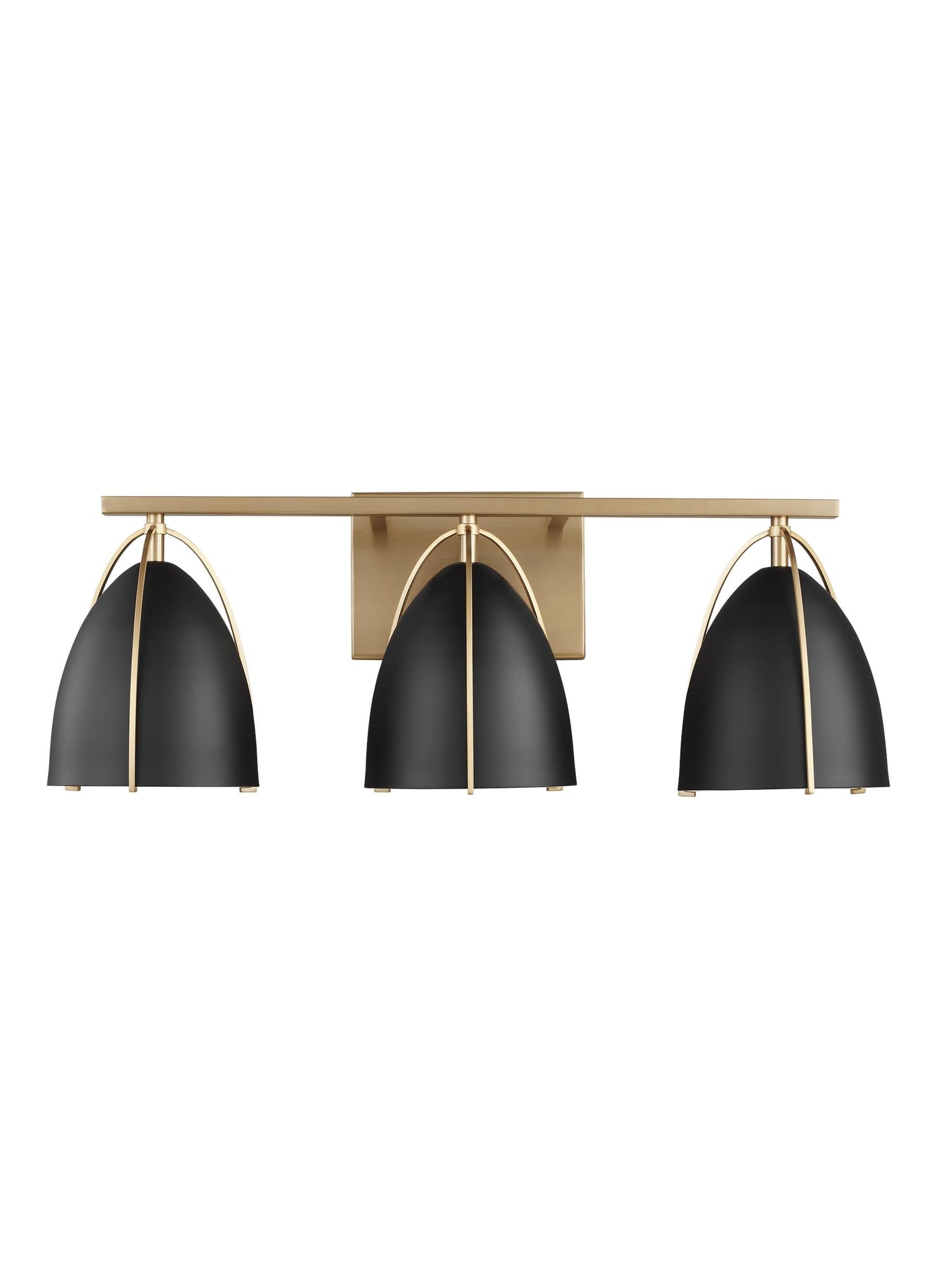 Generation Lighting Norman 24.25-in 3 Light Satin Brass Modern/contemporary Bathroom Vanity light