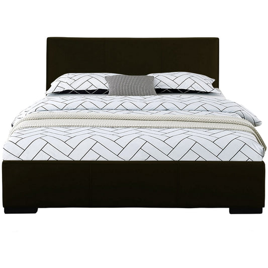 Camden Isle King Black Platform Bed with Headboard
