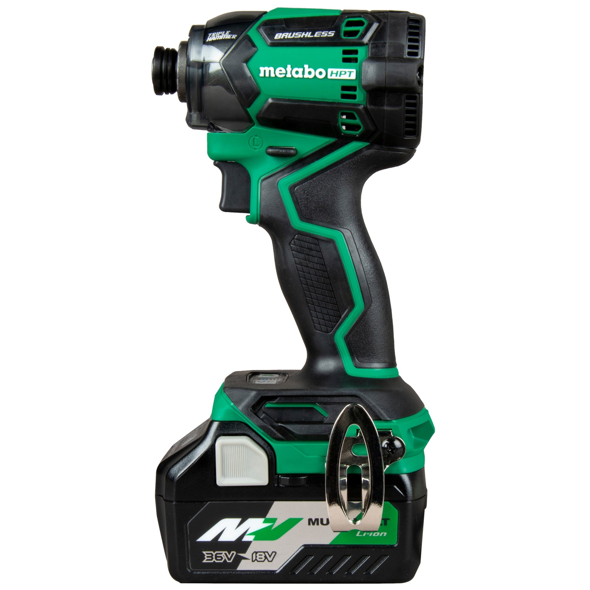 Metabo HPT MultiVolt 36-volt 1/4-in Brushless Cordless Impact Driver (2-Batteries Included, Charger Included and Hard Case included) WH36DCM
