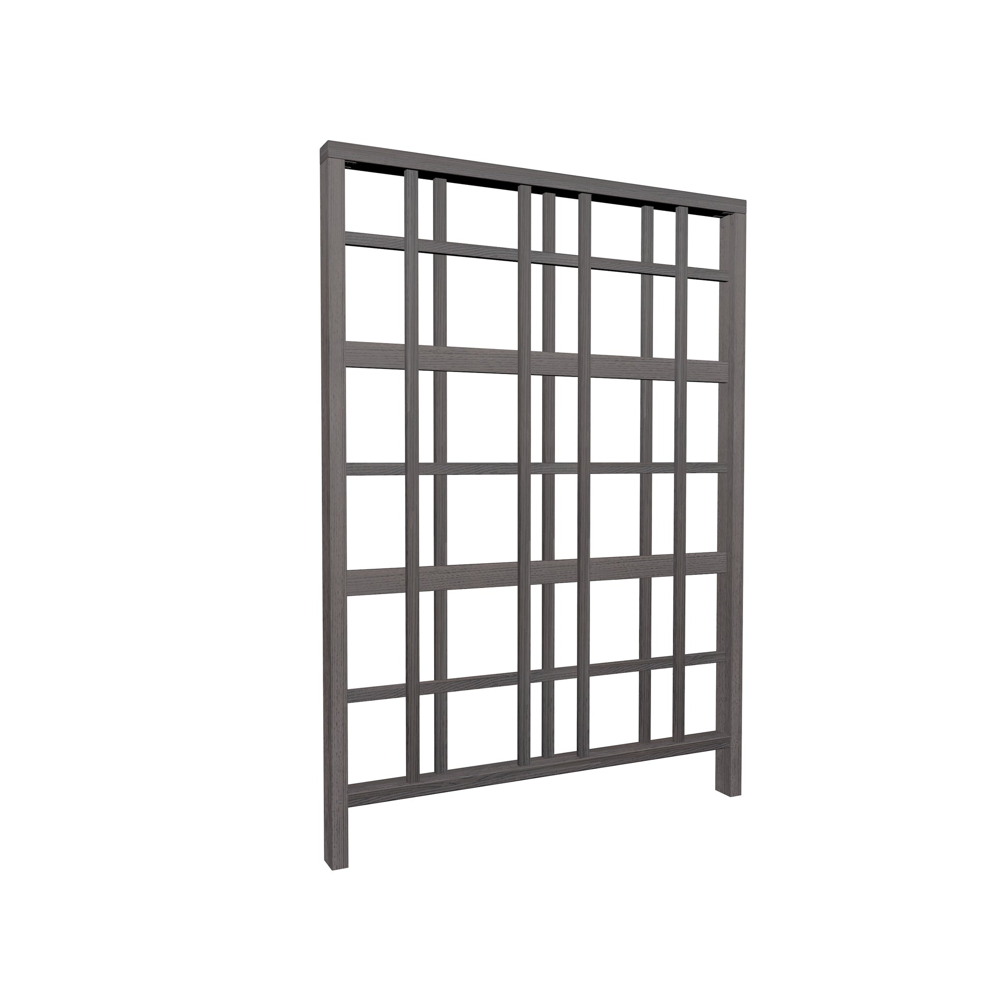 Vita Urbana 60-in W x 84-in H Espresso Brown Vinyl Zen Garden Trellis For Climbing Plants For Cucumbers For Roses