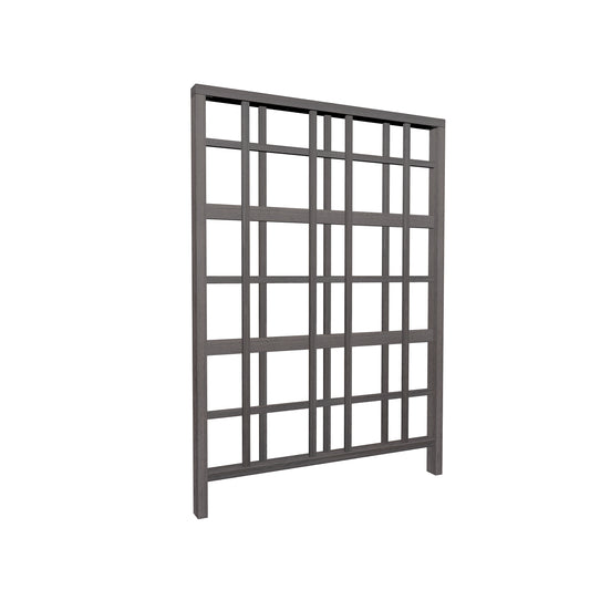 Vita Urbana 60-in W x 84-in H Espresso Brown Vinyl Zen Garden Trellis For Climbing Plants For Cucumbers For Roses