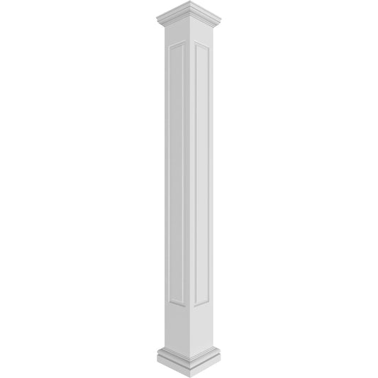 Ekena Millwork Craftsman Classic 11.625-in W x 8-ft H Unfinished PVC Column Wrap