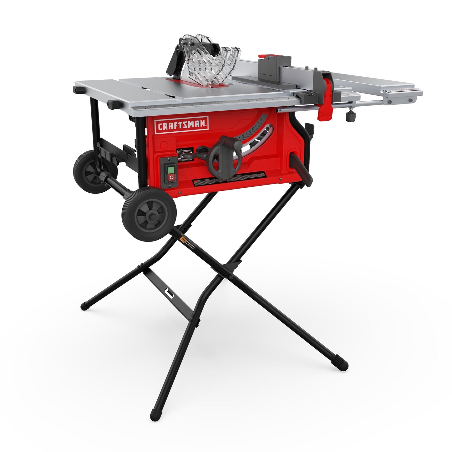 CRAFTSMAN 10-in 15-Amp 120-Volt Corded Portable Benchtop Table Saw with Folding Stand CMXETAX69434506