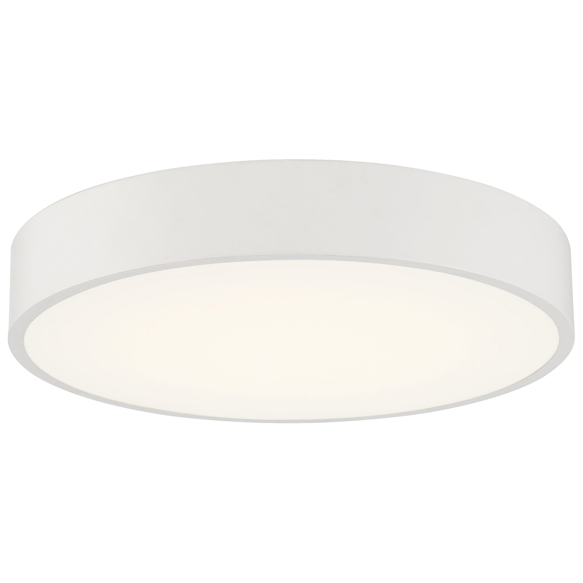Access Lighting Como 1 -Light 21.75-in White Integrated LED Flush Mount Light