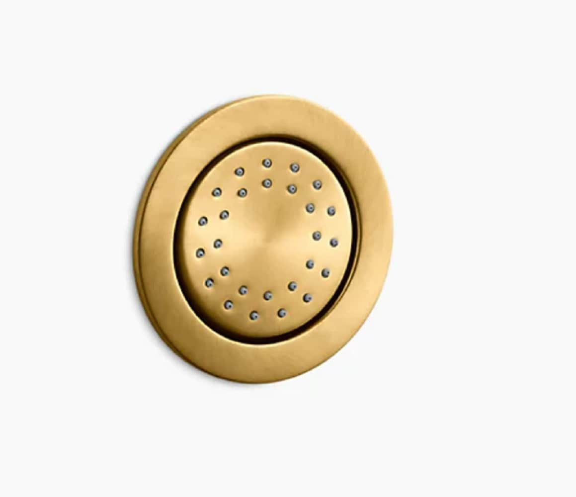 KOHLER Vibrant Brushed Moderne Brass Shower Jet