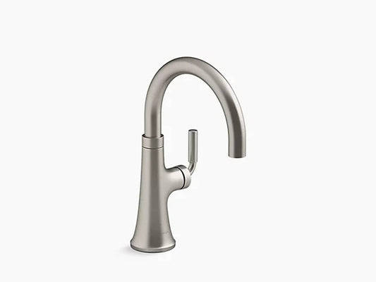 KOHLER Vibrant Stainless Single Handle Deck-mount Bar and Prep Kitchen Faucet