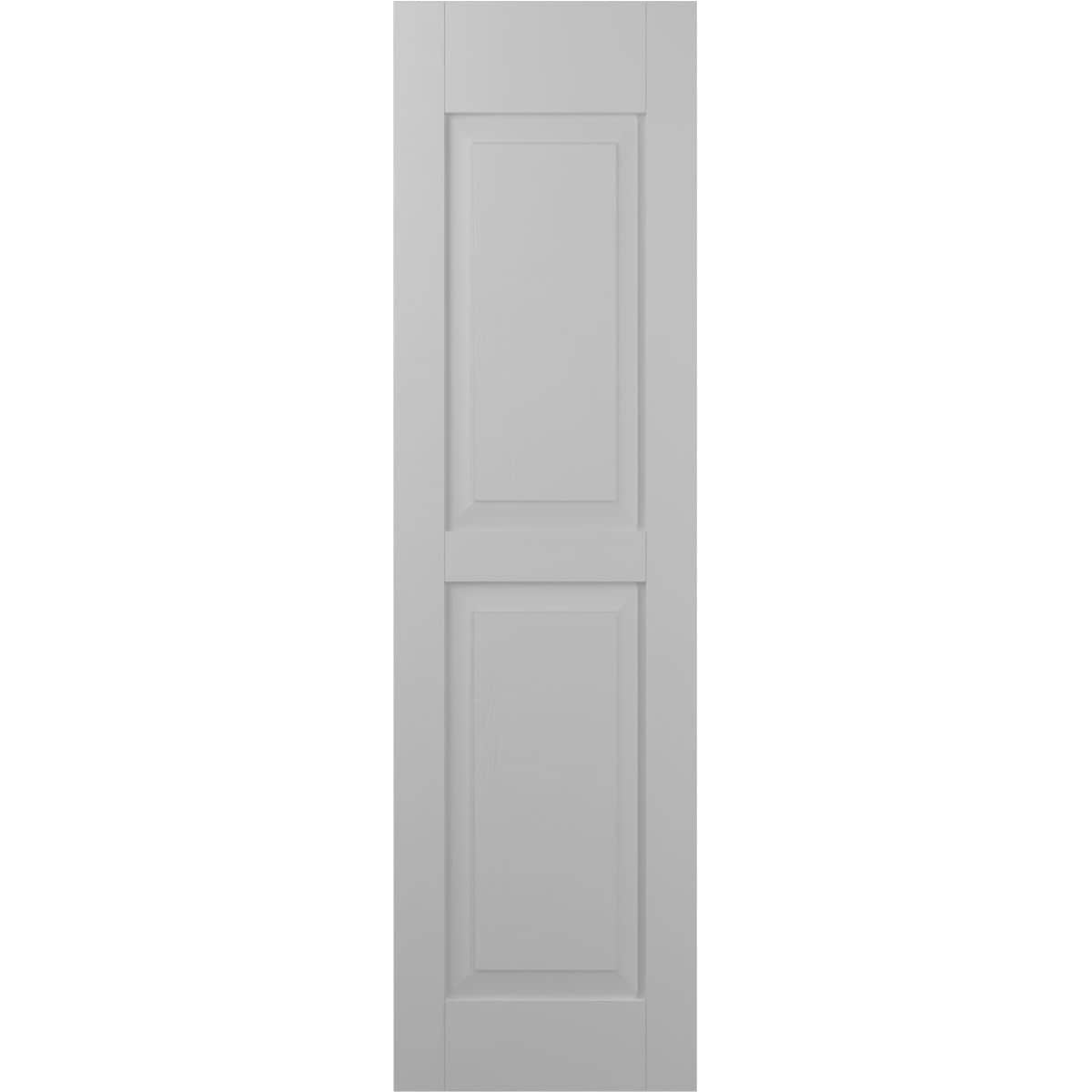 Ekena Millwork 15-in W x 65-in H Primed Paintable/Stainable Raised panel Wood Exterior Shutters ( 2 -Pack )