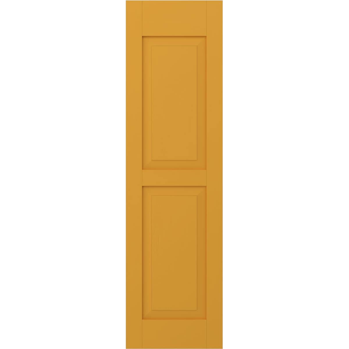 Ekena Millwork 12-in W x 62-in H Turmeric Raised panel Wood Exterior Shutters ( 2 -Pack )