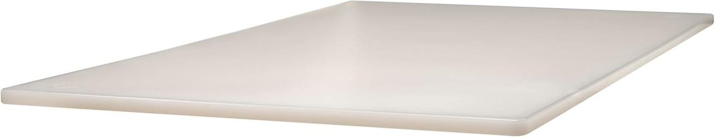 Winco CBWT-1830 Cutting Board, 18-Inch by 30-Inch by 1\/2-Inch, White,Medium