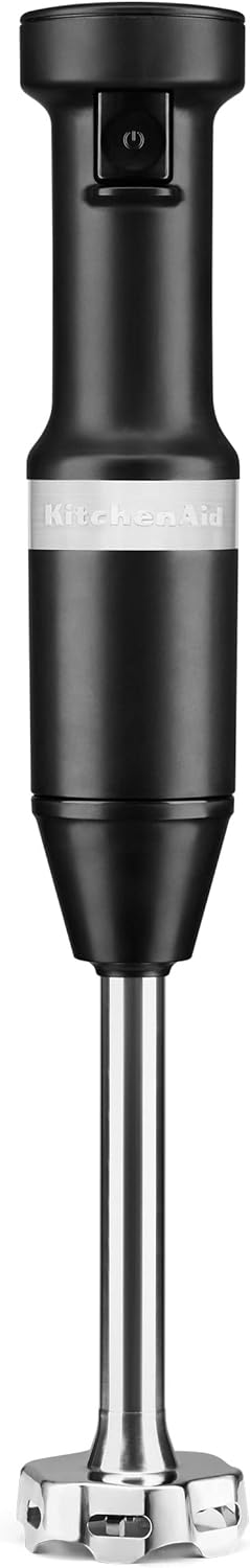 KitchenAid Variable Speed Corded Hand Blender KHBV53, Matte Black
