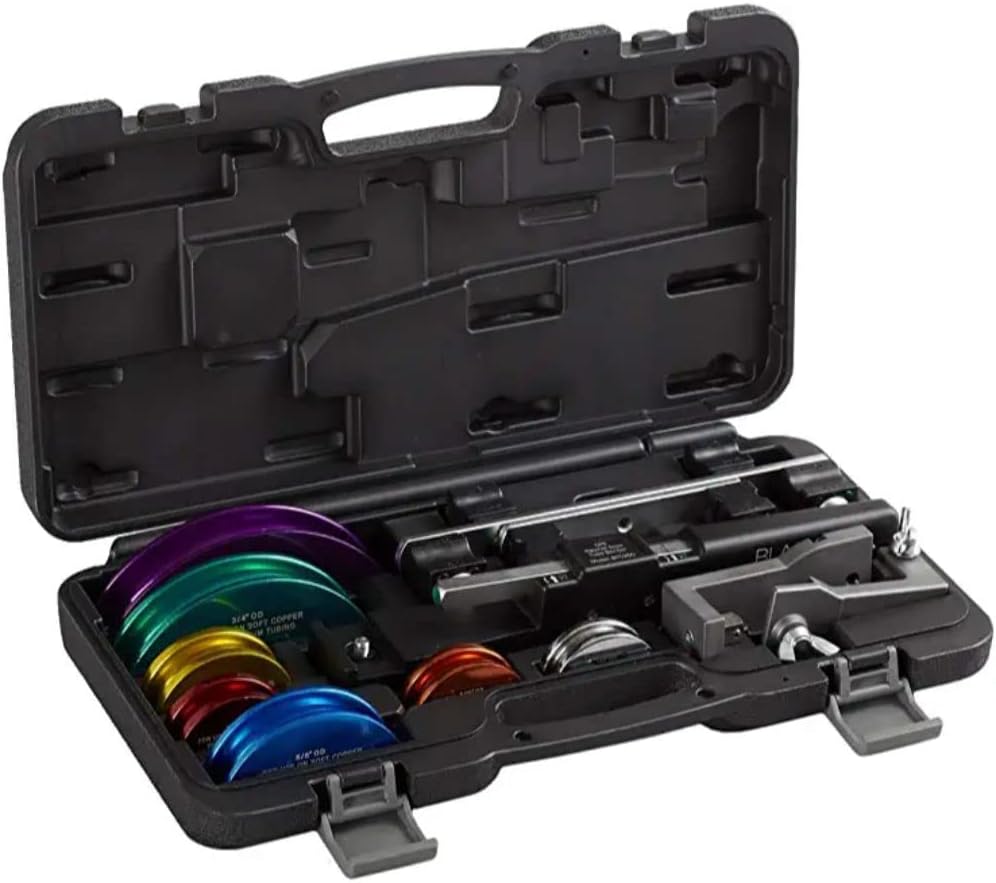 CPS BLACKMAX BTB300 Premium Ratcheting Tube Bender with Reverse Bend, Includes 1\/4-7\/8 (7) Sizes