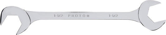 Stanley Proto J3148 Full Polish Angle Open End Wrench, 1-1/2", 1-pc