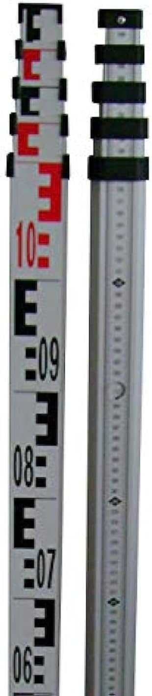 Johnson Level & Tool 40-6327 Metric Aluminum Grade Rod, 5m, 1 Grade Rod