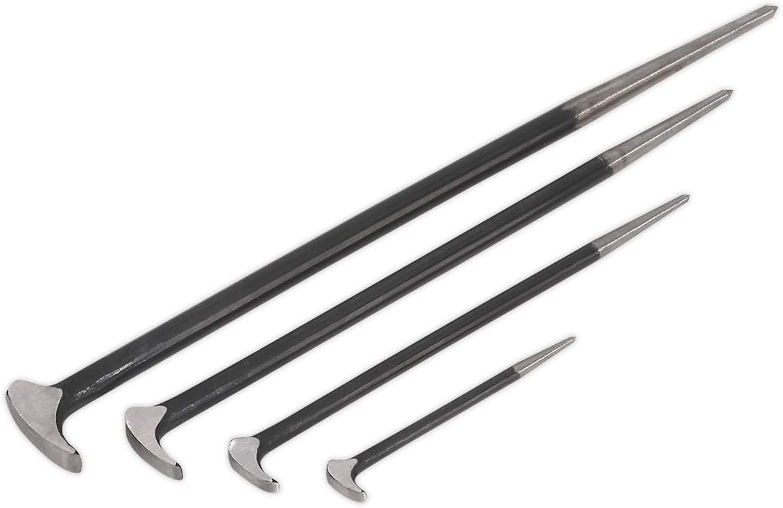 Sealey Ak880 Heelbar Set 4Pc 150 200 410 510Mm