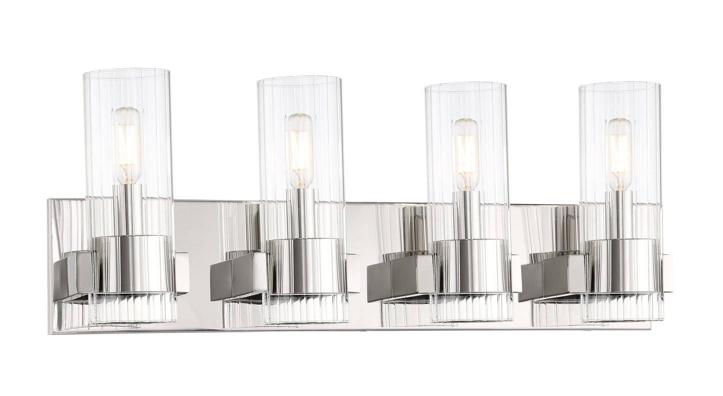 Minka Lavery Vernon Place 24.5-in 4 Light Polished Chrome Modern/contemporary Bathroom Vanity light bar