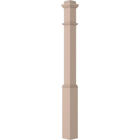 L.J. Smith Stair Systems Heirloom 56-in x 4.25-in Unfinished Maple Landing Stair Newel Post