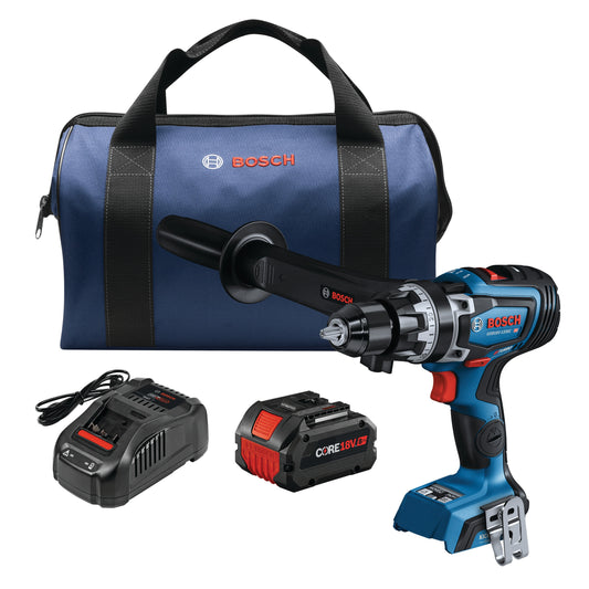 Bosch 1/2-in 18-volt 8-Amp Variable Speed Brushless Cordless Hammer Drill (1-Battery Included) GSB18V-1330CB14