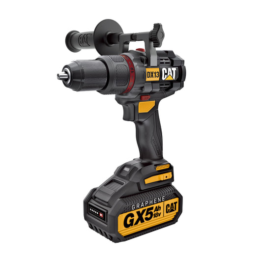 Cat 1/2-in 18-volt Variable Speed Brushless Cordless Hammer Drill (1-Battery Included) DX13