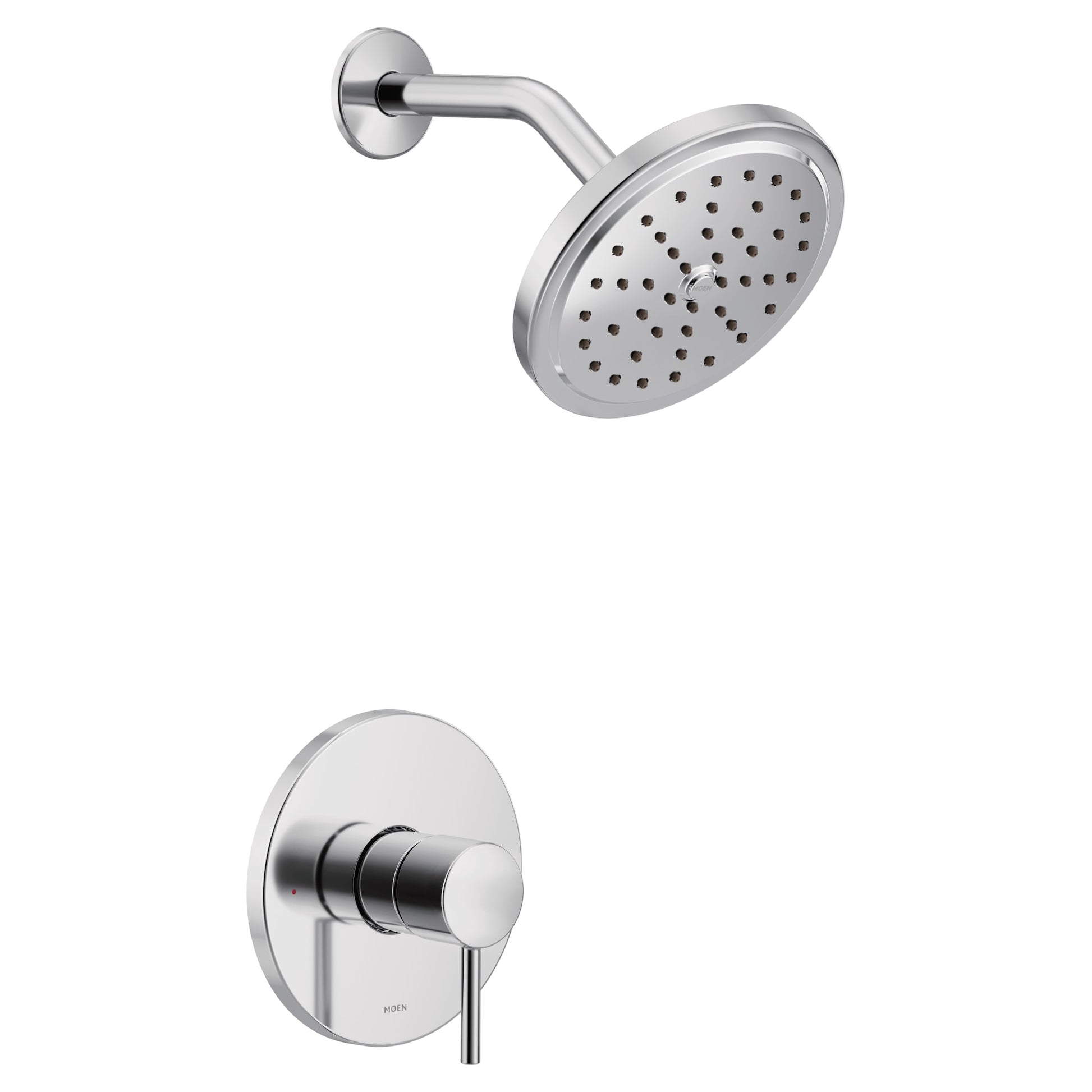 Moen Align Chrome 1-handle 6.75-in Round Shower Faucet (Single Function)